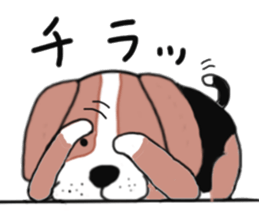 I beagle dogs sticker #6586846