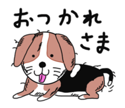 I beagle dogs sticker #6586850