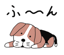 I beagle dogs sticker #6586851