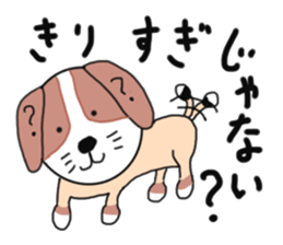 I beagle dogs sticker #6586854