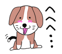 I beagle dogs sticker #6586862