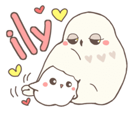 White Owls Howl & Riley [English ver.] sticker #6587152