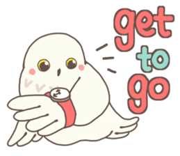 White Owls Howl & Riley [English ver.] sticker #6587183