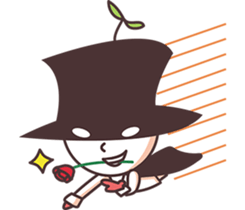 Little Hat Bud sticker #6587191