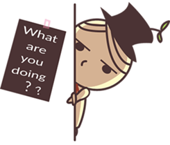 Little Hat Bud sticker #6587192