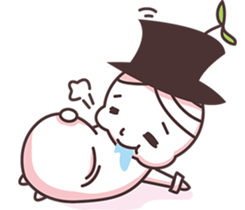 Little Hat Bud sticker #6587200