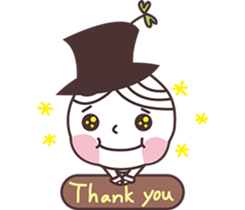 Little Hat Bud sticker #6587205