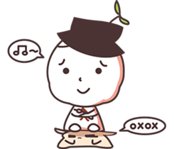 Little Hat Bud sticker #6587216