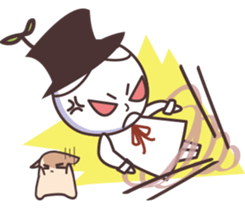 Little Hat Bud sticker #6587218