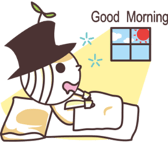 Little Hat Bud sticker #6587220