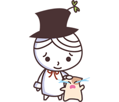 Little Hat Bud sticker #6587223