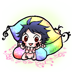 Minimum clown Sticker
