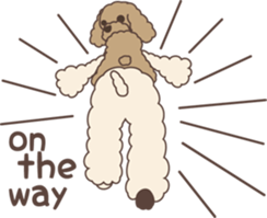 Big Poodle & Tiny Poodle sticker #6588315