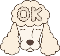 Big Poodle & Tiny Poodle sticker #6588318