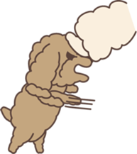 Big Poodle & Tiny Poodle sticker #6588327