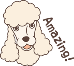Big Poodle & Tiny Poodle sticker #6588328