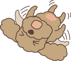 Big Poodle & Tiny Poodle sticker #6588339