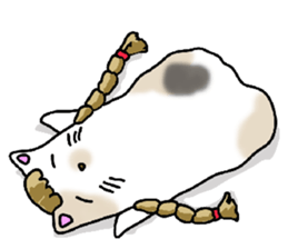 Fatty Mottled cat sticker #6588480