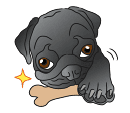 Garcon & Manzo - The Pug Bros sticker #6588785