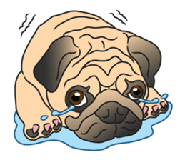 Garcon & Manzo - The Pug Bros sticker #6588794
