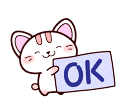 Daily conversation of kitten sticker #6589304