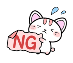 Daily conversation of kitten sticker #6589305