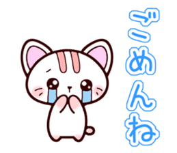 Daily conversation of kitten sticker #6589314