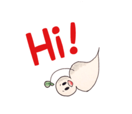 Go-chan the ghost(English-Japanese) sticker #6589347