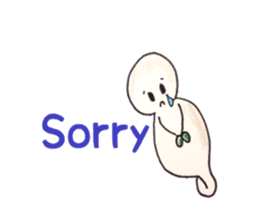 Go-chan the ghost(English-Japanese) sticker #6589356