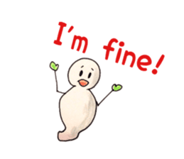 Go-chan the ghost(English-Japanese) sticker #6589360