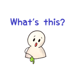 Go-chan the ghost(English-Japanese) sticker #6589363