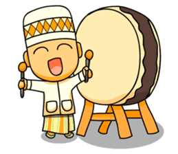 Boy and Girls Ramadhan moments sticker #6589630