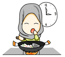 Boy and Girls Ramadhan moments sticker #6589632