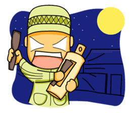 Boy and Girls Ramadhan moments sticker #6589633