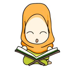 Boy and Girls Ramadhan moments sticker #6589634