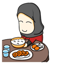 Boy and Girls Ramadhan moments sticker #6589635