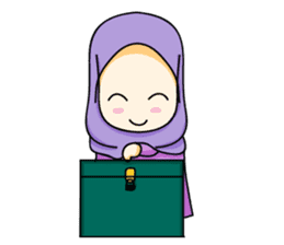 Boy and Girls Ramadhan moments sticker #6589644