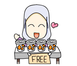 Boy and Girls Ramadhan moments sticker #6589648