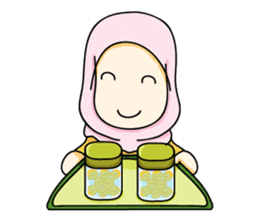 Boy and Girls Ramadhan moments sticker #6589654