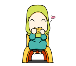 Boy and Girls Ramadhan moments sticker #6589661