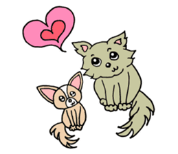 Lovely Dog Chihuahua sticker #6590125