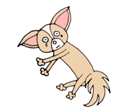 Lovely Dog Chihuahua sticker #6590131