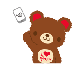 PATY BEAR sticker #6590409