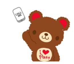 PATY BEAR sticker #6590409