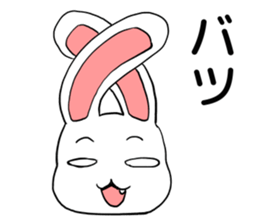 happy jocular rabbit sticker #6591007