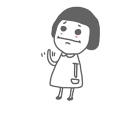 Mr.Fail and little girl sticker #6591144