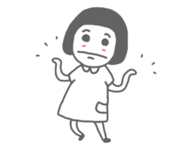 Mr.Fail and little girl sticker #6591146