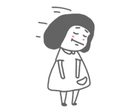 Mr.Fail and little girl sticker #6591150