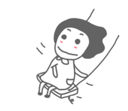 Mr.Fail and little girl sticker #6591154