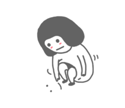 Mr.Fail and little girl sticker #6591159